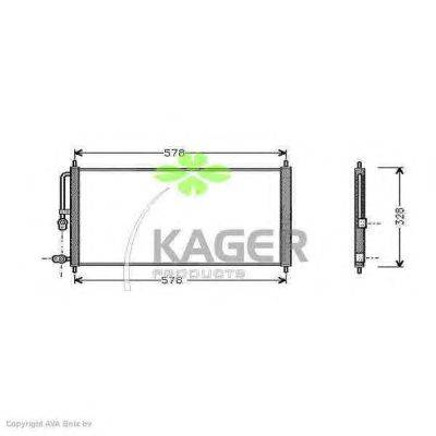 Конденсатор, кондиционер KAGER 94-6016