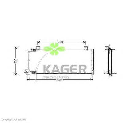 Конденсатор, кондиционер KAGER 94-6044