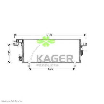 Конденсатор, кондиционер KAGER 94-6186