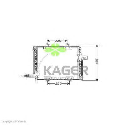 Конденсатор, кондиционер KAGER 94-6221