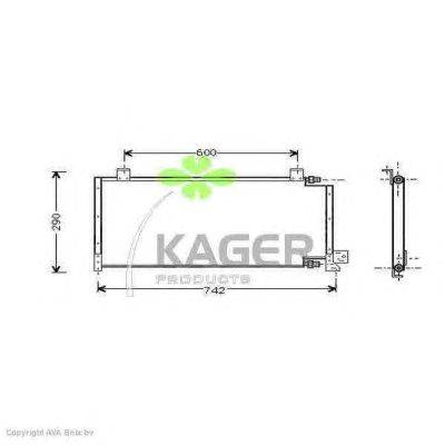 Конденсатор, кондиционер KAGER 94-6408