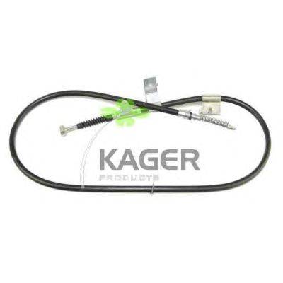 Трос, стояночная тормозная система KAGER 191607