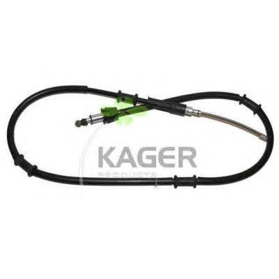 Трос, стояночная тормозная система KAGER 19-6140