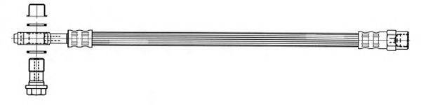 Тормозной шланг KAWE 512560