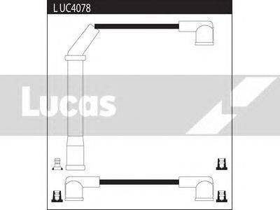 Комплект проводов зажигания LUCAS ELECTRICAL LUC4078