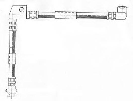 Тормозной шланг KAWE 511364