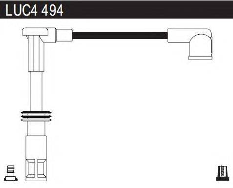 Комплект проводов зажигания LUCAS ELECTRICAL LUC4494