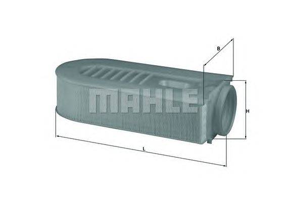 Воздушный фильтр MAHLE ORIGINAL LX 1686/1