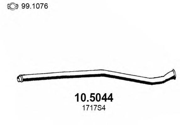 Труба выхлопного газа ASSO 10.5044