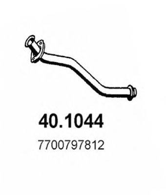 Труба выхлопного газа ASSO 40.1044