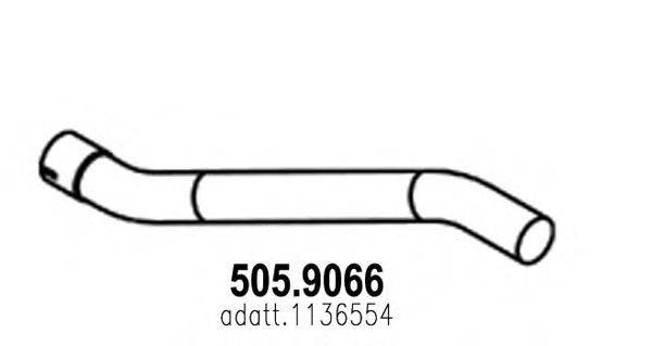 Труба выхлопного газа ASSO 505.9066
