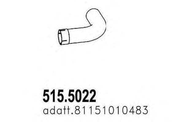 Труба выхлопного газа ASSO 5155022