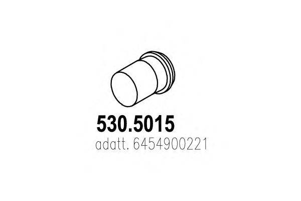 Труба выхлопного газа ASSO 530.5015
