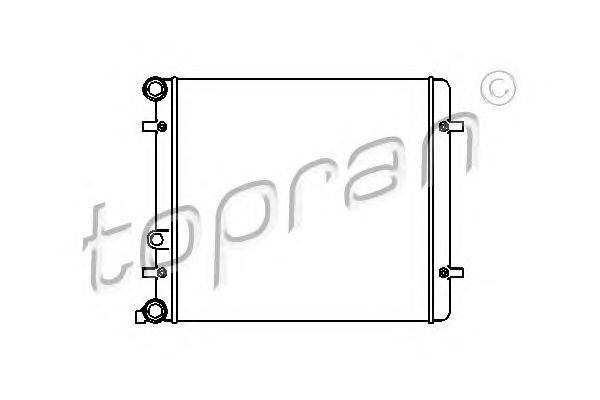 Радиатор, охлаждение двигателя TOPRAN 111 297