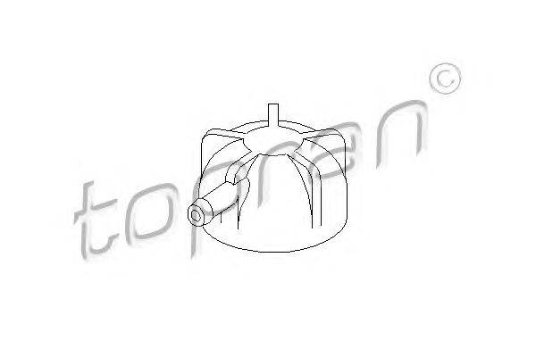 Крышка, резервуар охлаждающей жидкости TOPRAN 100162