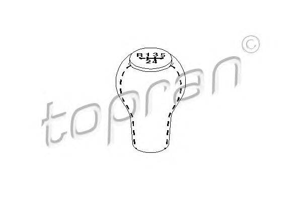 Ручка рычага переключения передач TOPRAN 109072