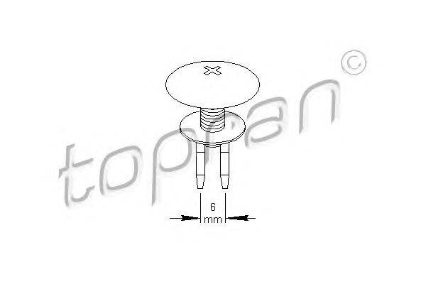 Пружинный зажим TOPRAN 111482
