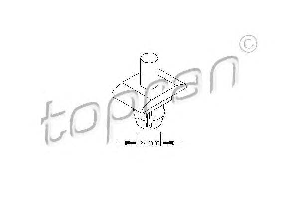 Пружинный зажим TOPRAN 102662