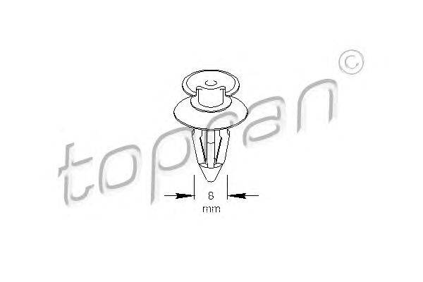 Пружинный зажим TOPRAN 109 024