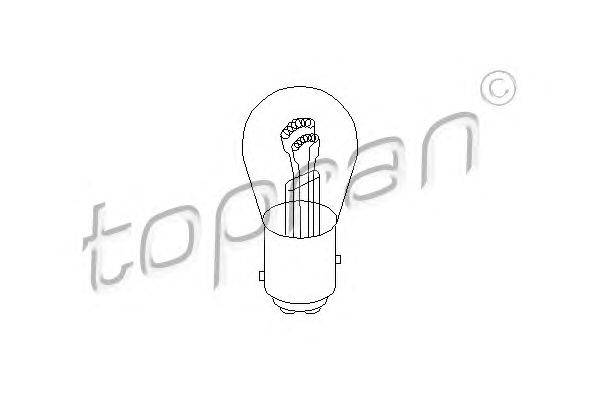 Лампа накаливания, фонарь сигнала тормож./ задний габ. огонь TOPRAN 104494