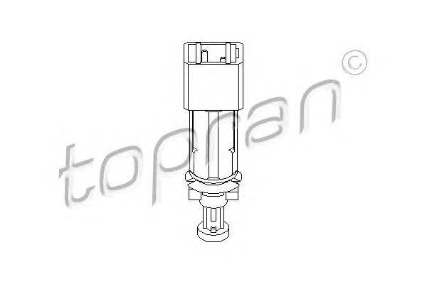 Выключатель, привод сцепления (Tempomat); Выключатель, привод тормоза (механизм газораспределения) TOPRAN 207195