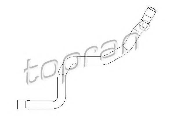 Шланг радиатора TOPRAN 401 958