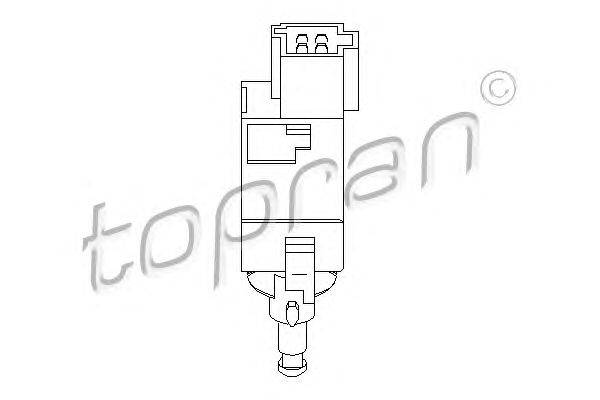 Выключатель фонаря сигнала торможения TOPRAN 401649