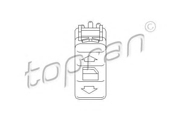 Выключатель, стеклолодъемник TOPRAN 401 513