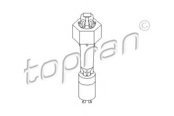 Датчик, уровень охлаждающей жидкости TOPRAN 500798