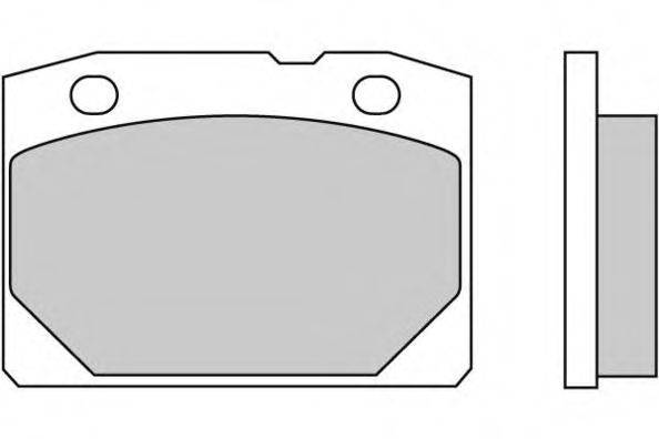 Комплект тормозных колодок, дисковый тормоз AP LP92