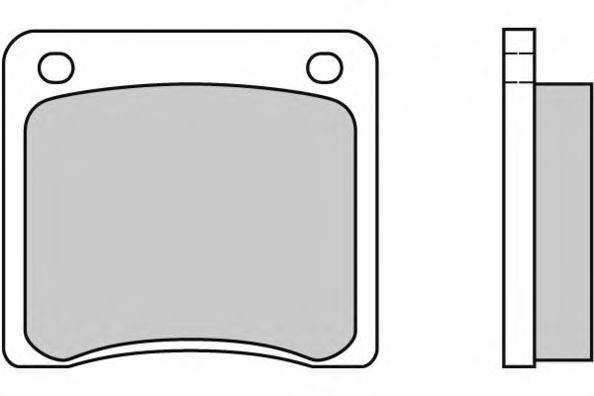 Комплект тормозных колодок, дисковый тормоз E.T.F. 20529
