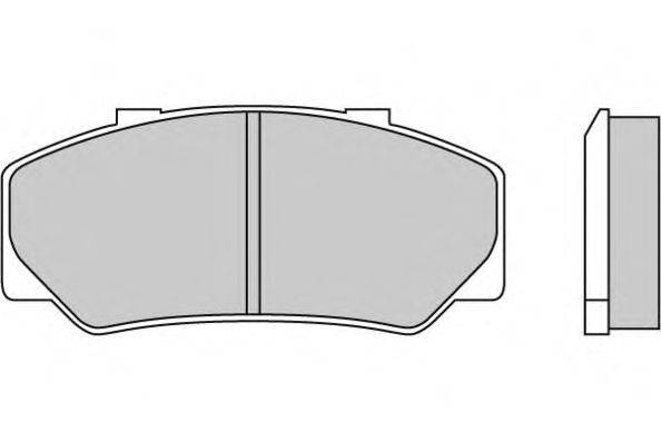 Комплект тормозных колодок, дисковый тормоз E.T.F. 12-0267