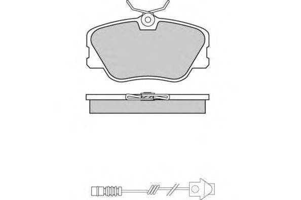 Комплект тормозных колодок, дисковый тормоз E.T.F. 12-0286