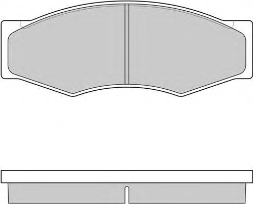 Комплект тормозных колодок, дисковый тормоз AKEBONO A127