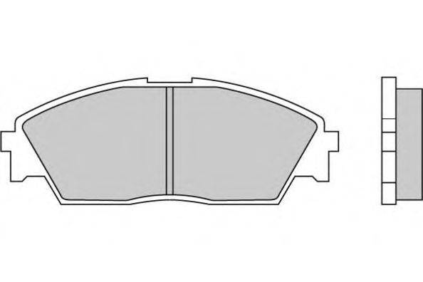 Комплект тормозных колодок, дисковый тормоз E.T.F. 12-0350