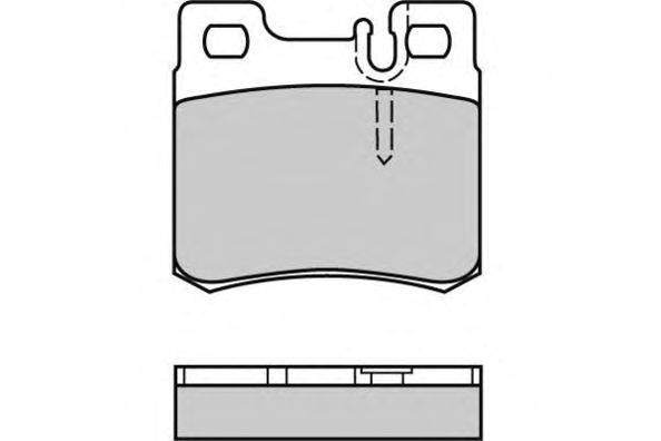 Комплект тормозных колодок, дисковый тормоз BENDIX 571435J