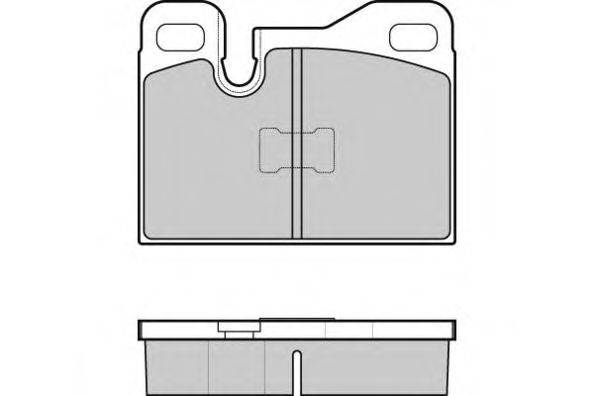 Комплект тормозных колодок, дисковый тормоз E.T.F. 20589