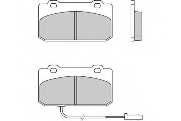 Комплект тормозных колодок, дисковый тормоз AP LP899