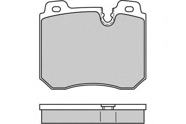 Комплект тормозных колодок, дисковый тормоз E.T.F. 12-0659