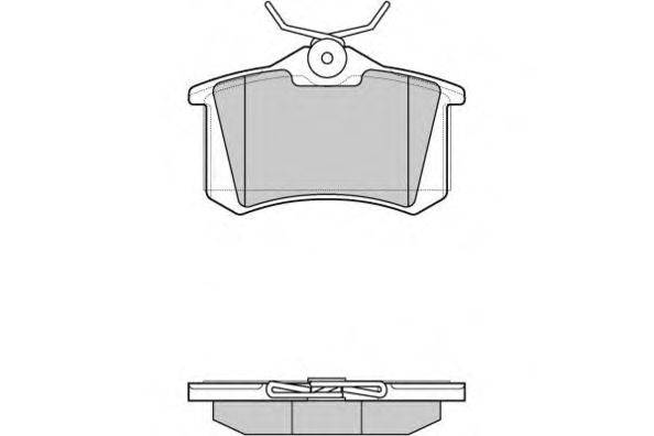 Комплект тормозных колодок, дисковый тормоз E.T.F. 120906