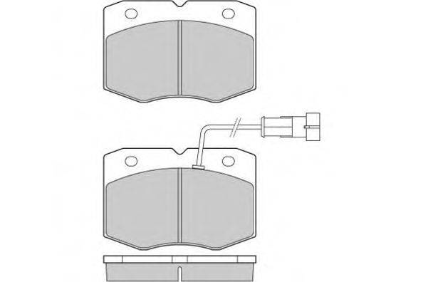 Комплект тормозных колодок, дисковый тормоз E.T.F. 12-0949