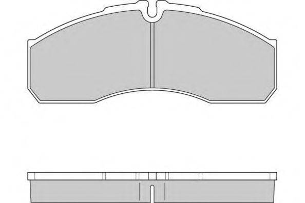 Комплект тормозных колодок, дисковый тормоз E.T.F. 12-0952