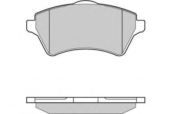 Комплект тормозных колодок, дисковый тормоз E.T.F. 12-0960