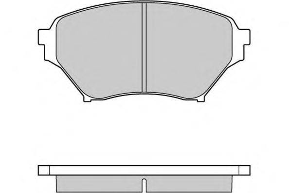 Комплект тормозных колодок, дисковый тормоз E.T.F. 12-0990