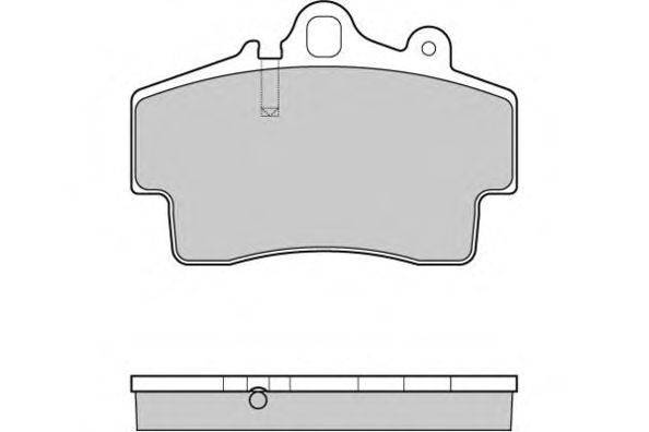 Комплект тормозных колодок, дисковый тормоз E.T.F. 12-1179