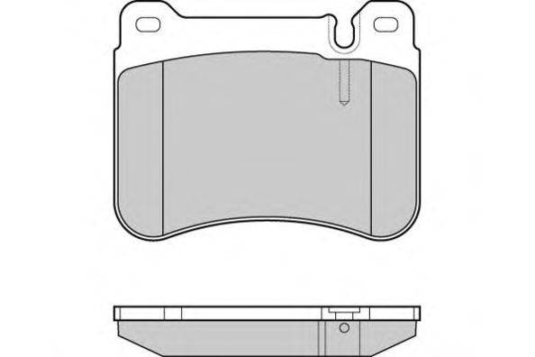Комплект тормозных колодок, дисковый тормоз E.T.F. 12-1265