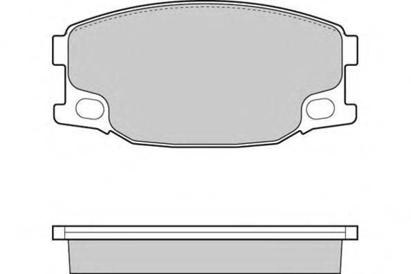 Комплект тормозных колодок, дисковый тормоз E.T.F. 29242
