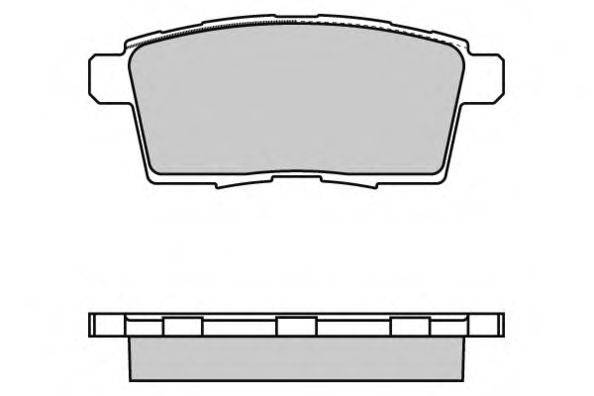 Комплект тормозных колодок, дисковый тормоз E.T.F. 12-1333