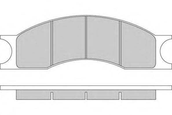 Комплект тормозных колодок, дисковый тормоз E.T.F. 29009