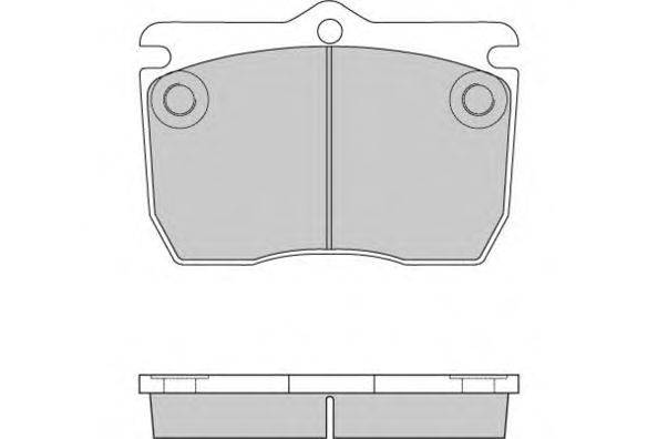 Комплект тормозных колодок, дисковый тормоз E.T.F. 29018
